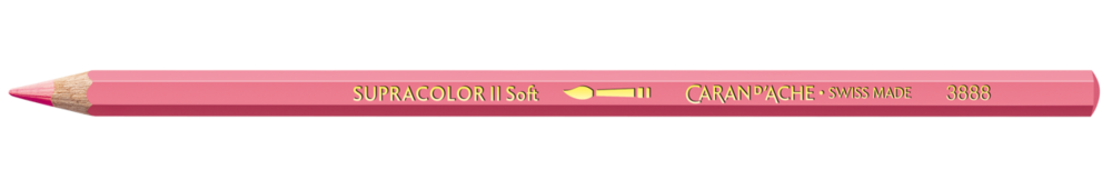Oudrose / Old Rose Caran d'Ache Supracolor Aquarelpotlood / pencil Kleur 082