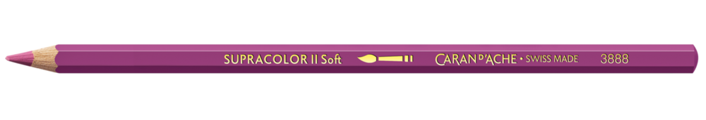 Purperviolet / Purple Violet Caran d'Ache Supracolor Aquarelpotlood / pencil Kleur 100