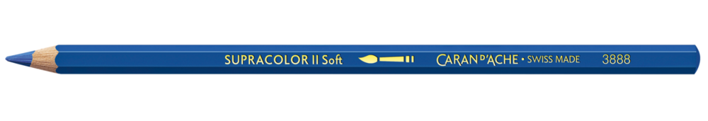Saffierblauw / Sapphire Blue Caran d'Ache Supracolor Aquarelpotlood / pencil Kleur 150