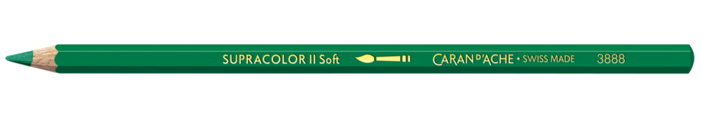 Smaragdgroen / Emerald Green Caran d'Ache Supracolor Aquarelpotlood / pencil Kleur 210
