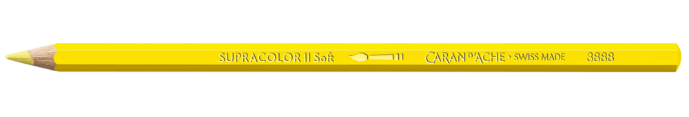 Citroengeel / Lemon Yellow Caran d'Ache Supracolor Aquarelpotlood / pencil Kleur 240