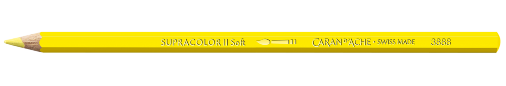 Kanariegeel / Canary Yellow Caran d'Ache Supracolor Aquarelpotlood / pencil Kleur 250