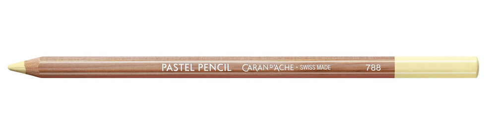 Geel Licht / Light Yellow Caran d'Ache Pastel Potlood / Pencil Kleur 011