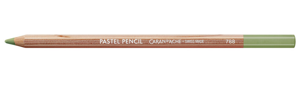 Chroomoxydegroen / Chromium Oxide Green Caran d'Ache Pastel Potlood / Pencil Kleur 212