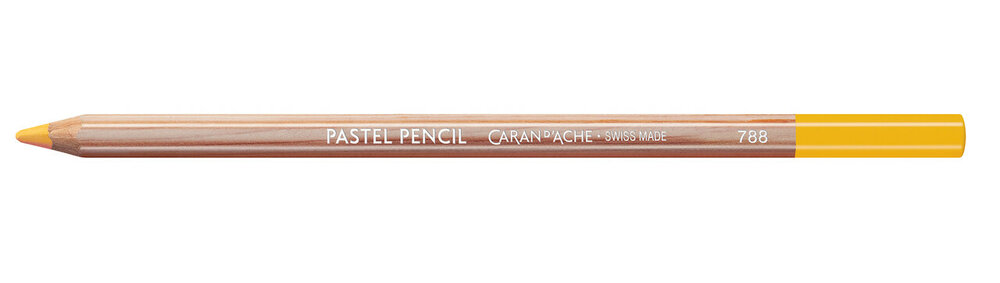 Verguld Cadmium Geel Imit. / Gold Cadmium Yellow Hue Caran d'Ache Pastel Potlood / Pencil Kleur 530