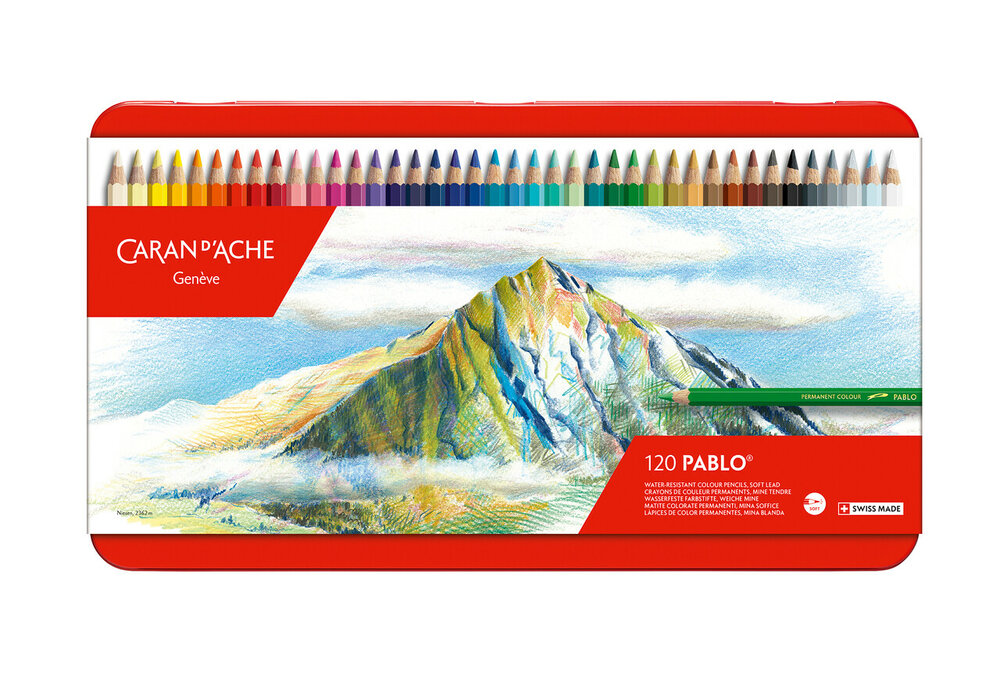 Set met 120 kleuren Caran d'Ache Classic Pablo Set 420
