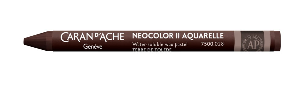 Toledo-Aarde / Toledo Earth Caran d'Ache Neocolor II Watervermengbaar Wax Pastels Kleur 028
