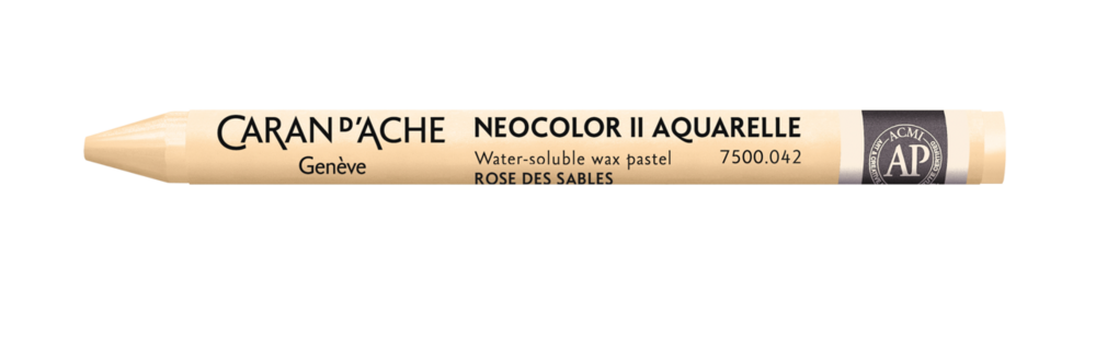 Vleeskleur / Flesh Color Caran d'Ache Neocolor II Watervermengbaar Wax Pastels Kleur 042