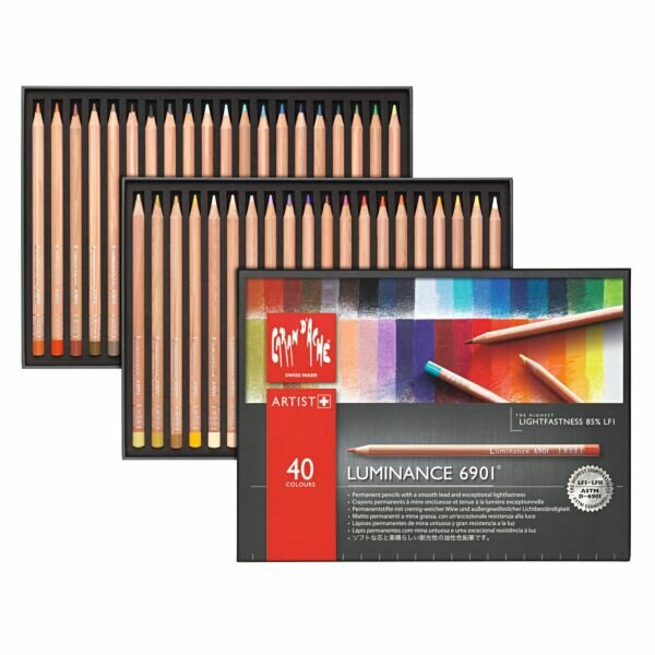 Set met 40 kleuren Caran d'Ache Luminance 6905 Set 740
