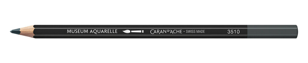 Paynes Grijs / Payne's Grey Caran d'Ache Museum Aquarelpotlood / Pencil Kleur 508