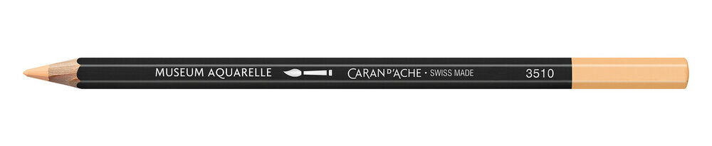Licht Vleeskleurig 10% / Light Flesh 10% Caran d'Ache Museum Aquarelpotlood / Pencil Kleur 542
