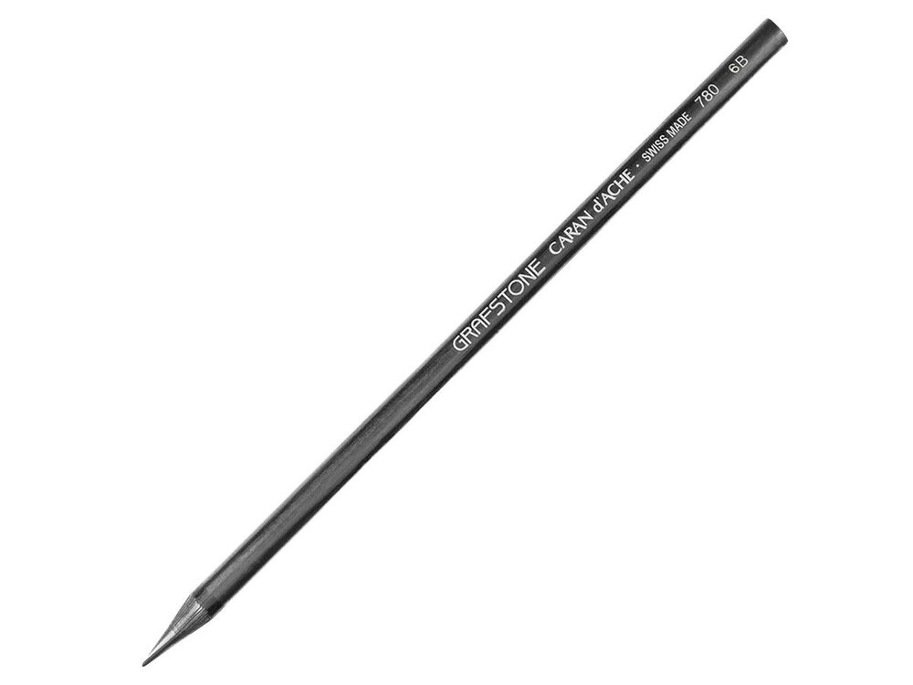 Product Foto 6B Houtloos grafietpotlood / woodless graphite pencil Caran d'Ache Grafstone