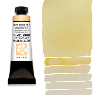 Jaune Brilliant No. 1 (S1) Aquarelverf Daniel Smith (Extra fine Watercolour) 15 ML Kleur 256
