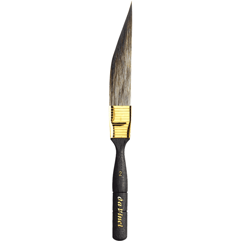Nr 0 da Vinci CASANEO zwaart / sword voor aquarelverf met korte steel Serie 703