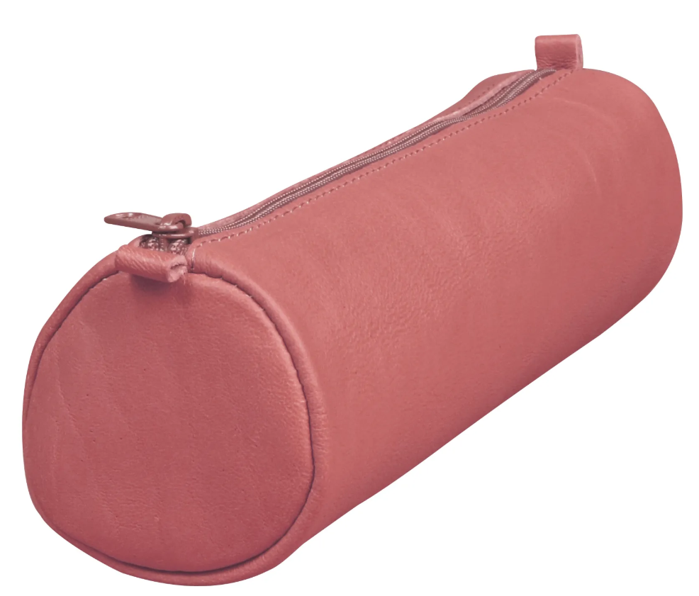 Productfoto: 21x&Oslash;6 cm Clairefontaine Age Bag Leren Etui &ndash; Rond Model 77021C  3329680770216