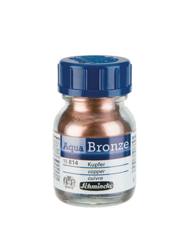 Schmincke Aqua Bronze Copper 20 ml metallic verf voor aquarel en gouache flesje