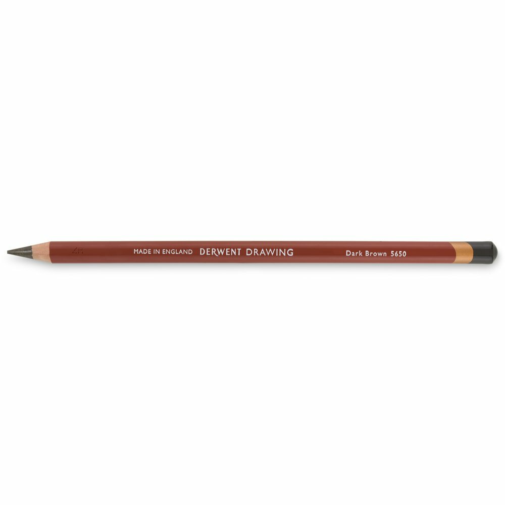 Dark Brown Drawing Pencil / Potlood van Derwent Kleur 5650