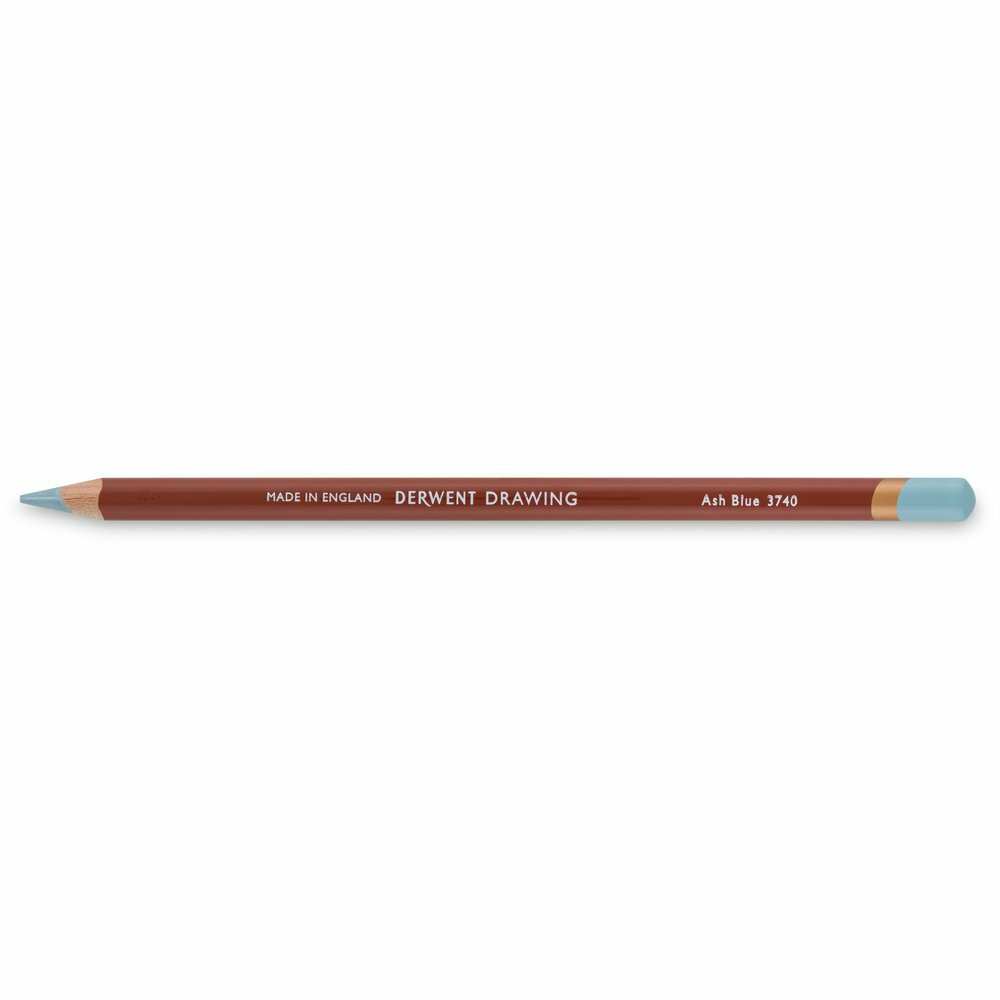 Ash Blue Drawing Pencil / Potlood van Derwent Kleur 3740