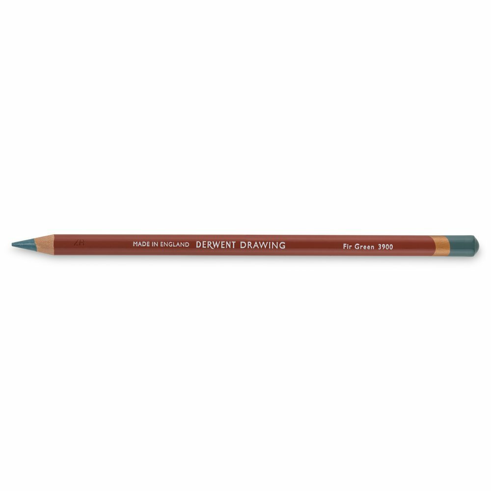 Fir Green Drawing Pencil / Potlood van Derwent Kleur 3900