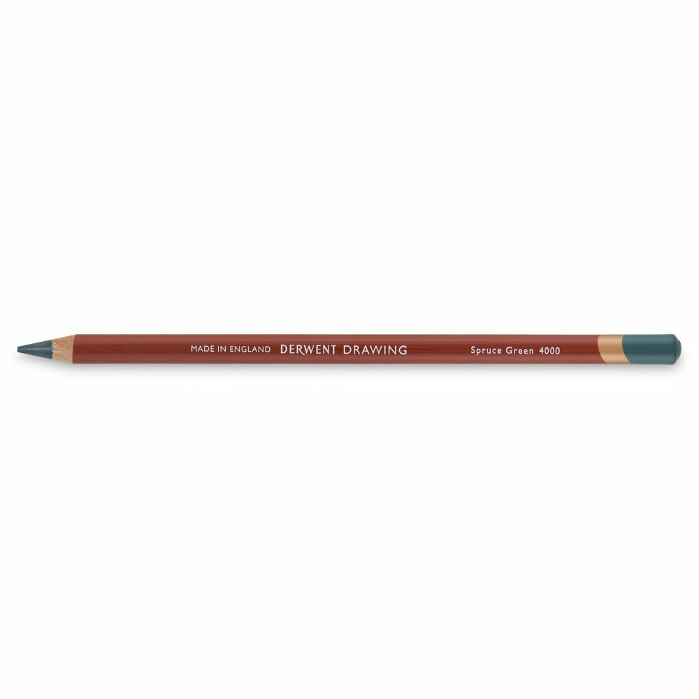 Spruce Green Drawing Pencil / Potlood van Derwent Kleur 4000