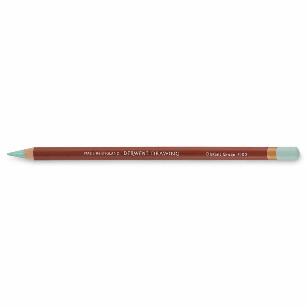 Distant Green Drawing Pencil / Potlood van Derwent Kleur 4100