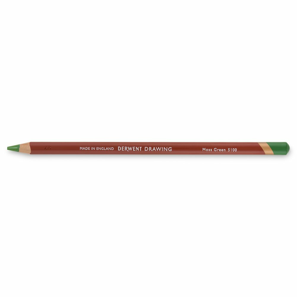 Moss Green Drawing Pencil / Potlood van Derwent Kleur 5100