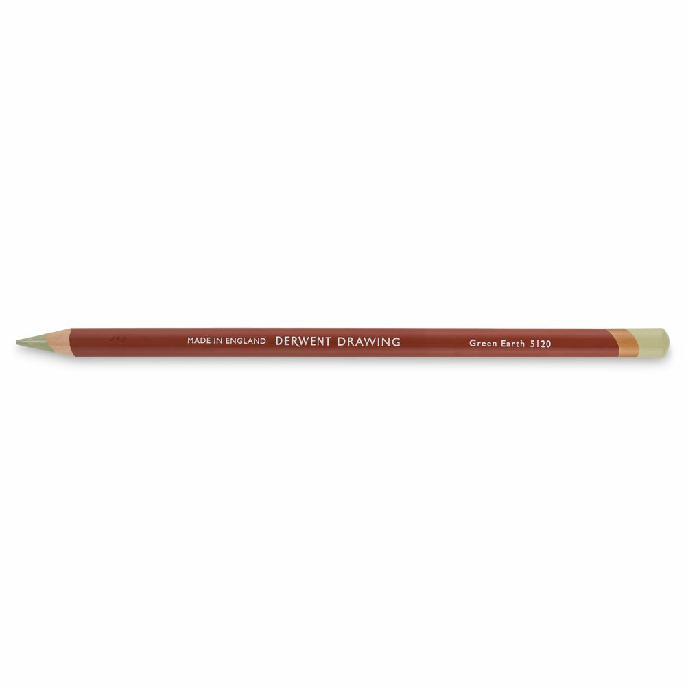 Green Earth Drawing Pencil / Potlood van Derwent Kleur 5120