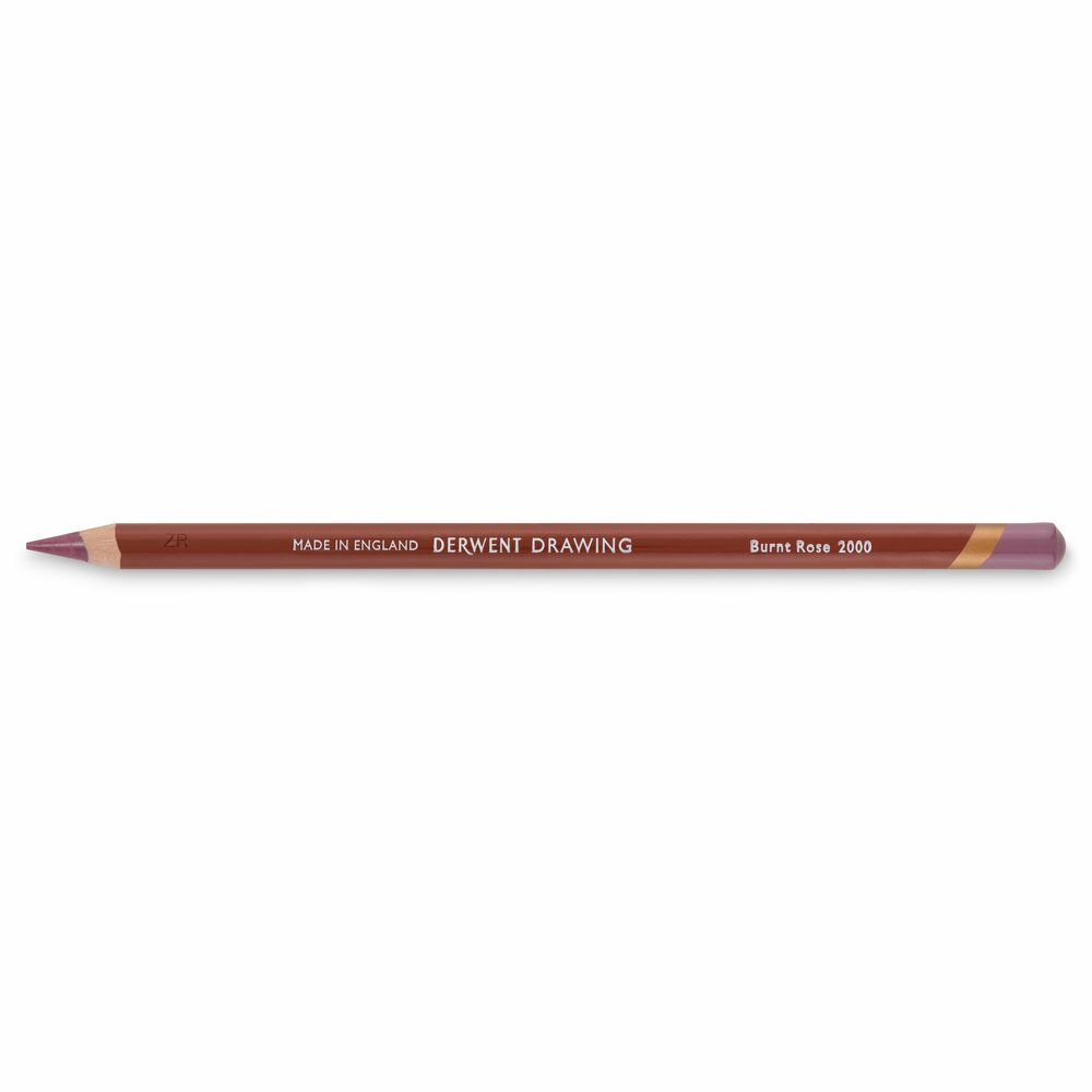 Burnt Rose Drawing Pencil / Potlood van Derwent Kleur 2000