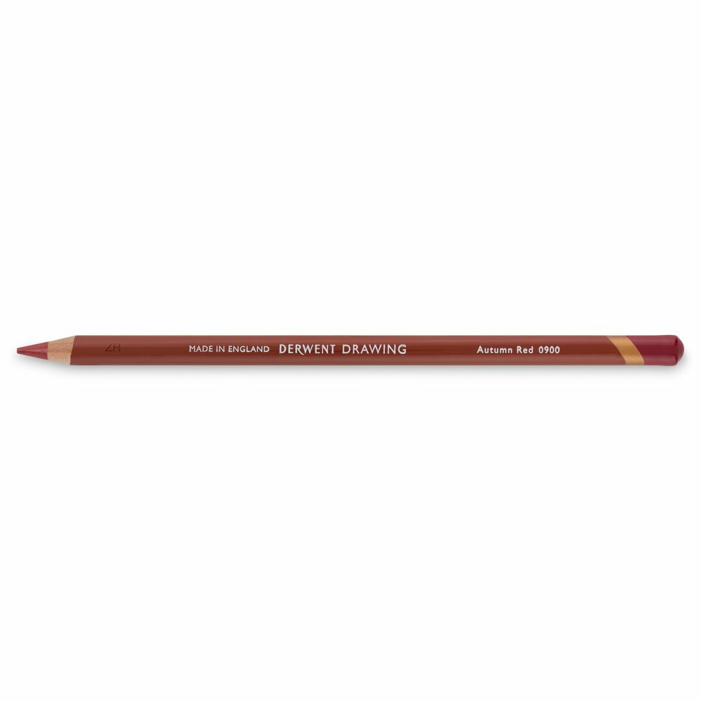 Autumn Red Drawing Pencil / Potlood van Derwent Kleur 0900