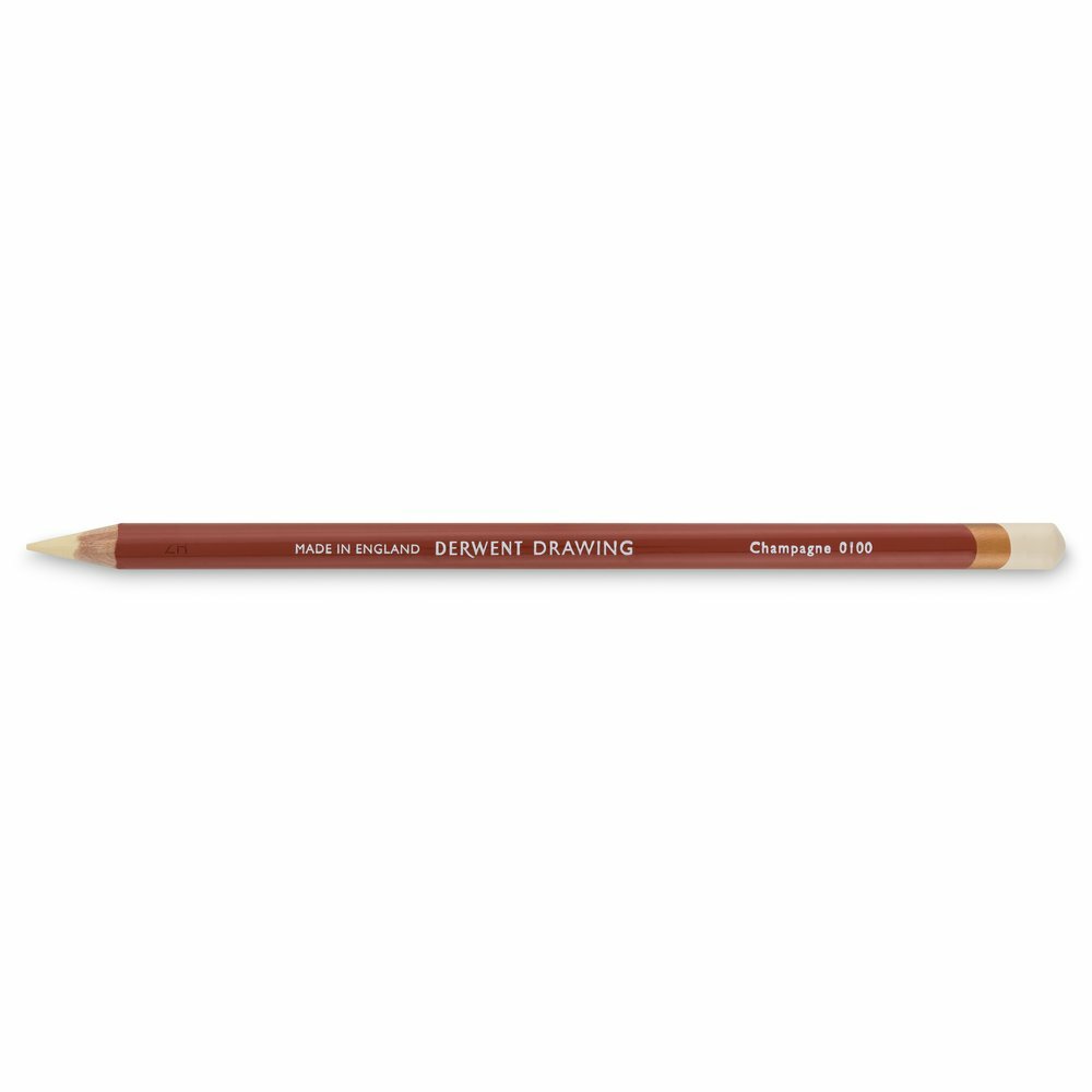 Champagne Drawing Pencil / Potlood van Derwent Kleur 0100