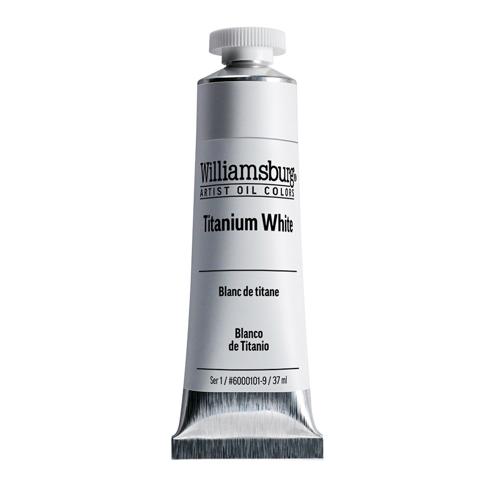 Titanium White / Titaanwit  (S1) Williamsburg Olieverf 150 ML Kleur 0101