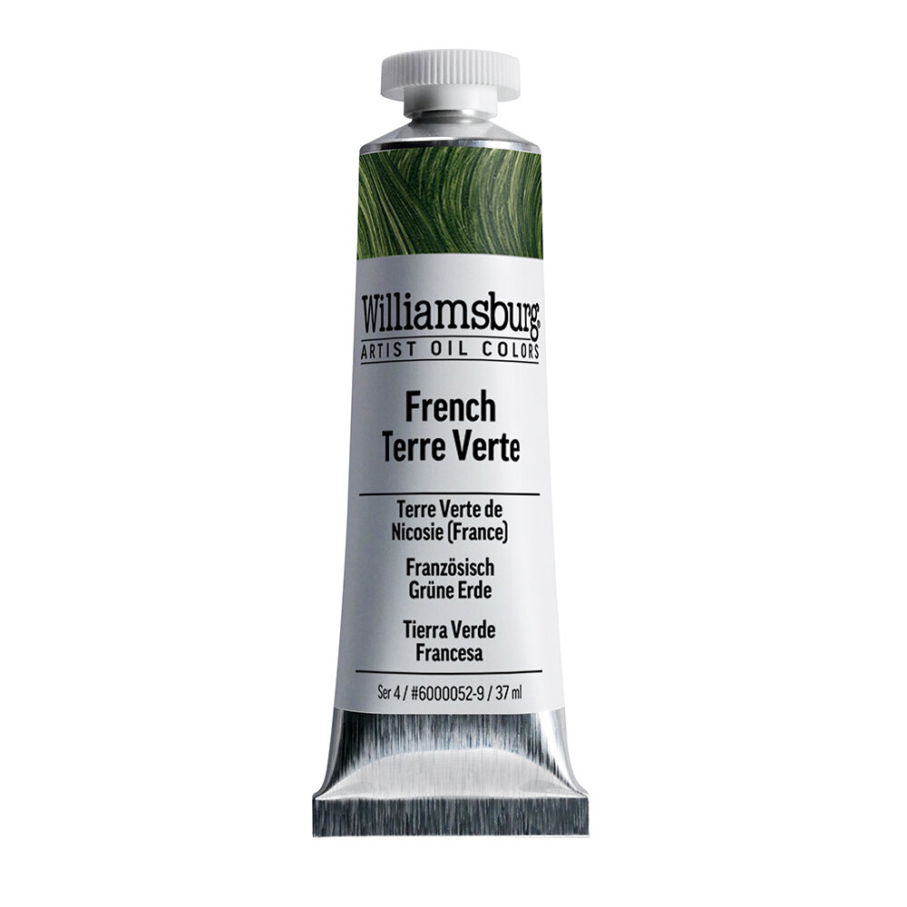 French Green Earth / Frans Groene Aarde (S4) Williamsburg Olieverf 37 ML Kleur 0052