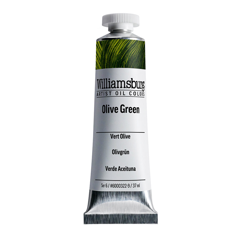 Olive Green / Olijfgroen (S6) Williamsburg Olieverf 37 ML Kleur 0322