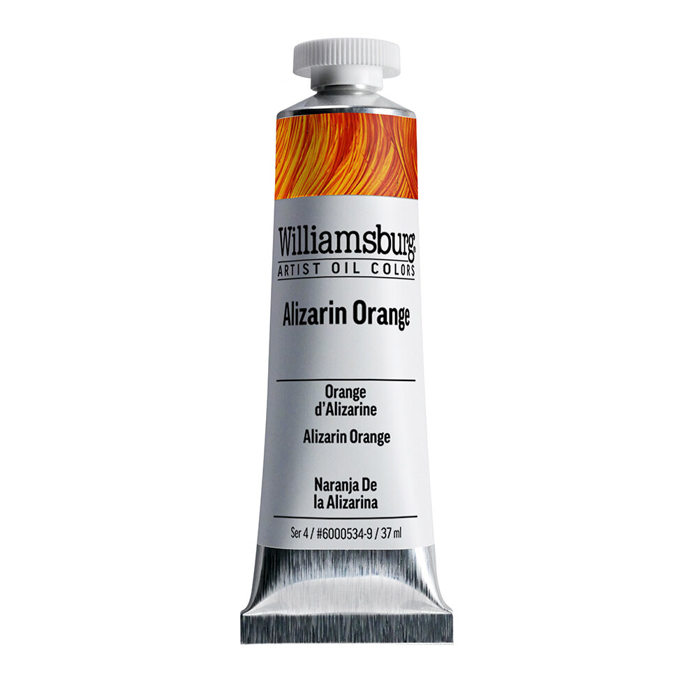 Alizarin Orange / Alizarin Oranje (S4) Williamsburg Olieverf 37 ML Kleur 0534