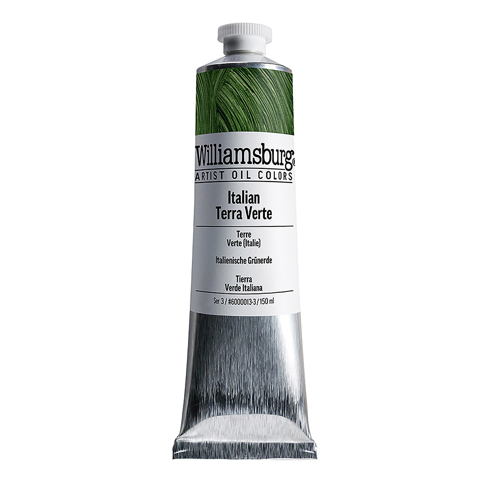 Italian Green Earth / Italiaans Groene Aarde (S3) Williamsburg Olieverf 150 ML Kleur 0013