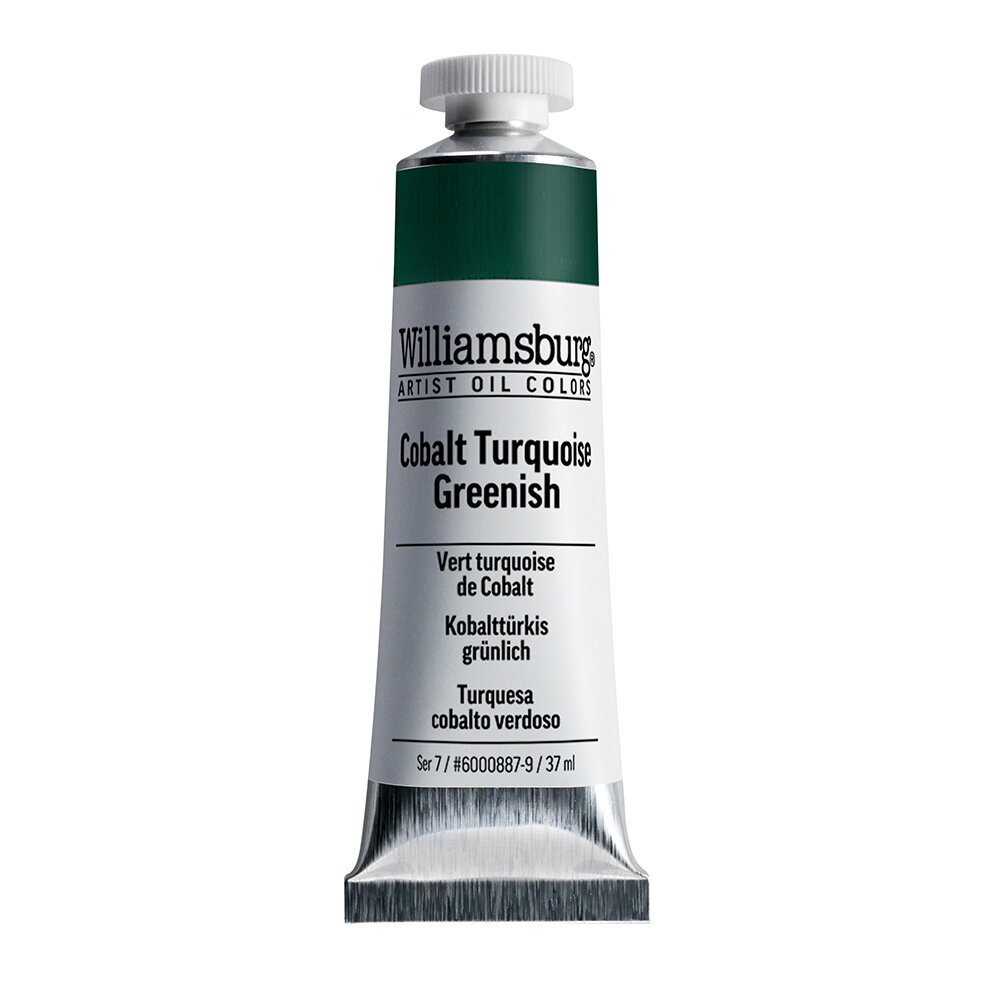 Cobalt Greenish / Kobalt Groenachtig (S7) Williamsburg Olieverf 37 ML Kleur 0786