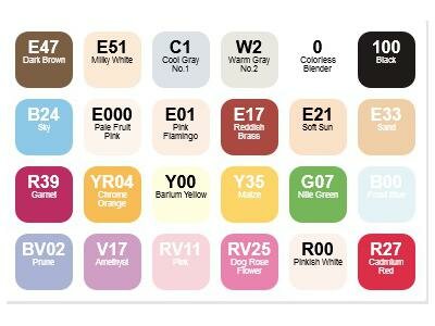 Copic 24 Sketch Markers Starters etui