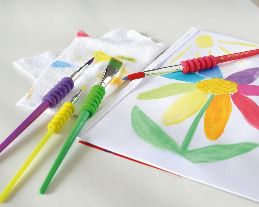 4 penselen set Faber-Castell