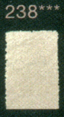 Een rechthoekig grijsgroen ingekleurd vlak dat de tint Leigroen (238) van het Polychromos potlood toont, met daarboven drie ste