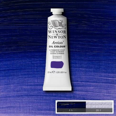 Ultramarine Violet Artists Oil Colour Winsor &amp; Newton 37 ML Kleur 672