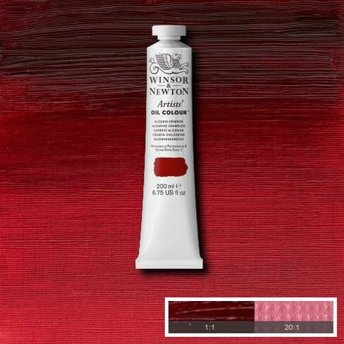 Alizarin Crimson Artists Oil Colour Winsor &amp; Newton 200 ML Kleur 004