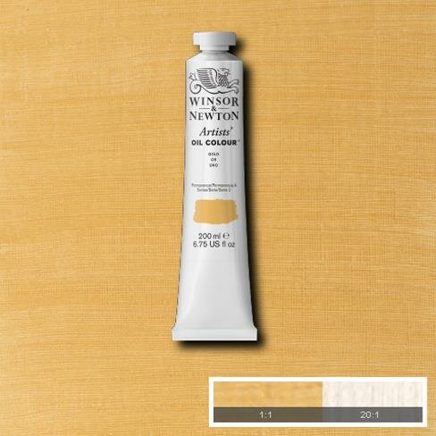 Gold Artists Oil Colour Winsor &amp; Newton 200 ML Kleur 283
