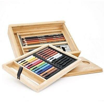 Combi set a 30 stuks in houten kist Cont&eacute; &agrave;&nbsp;Paris Assortiment kleuren / technieken