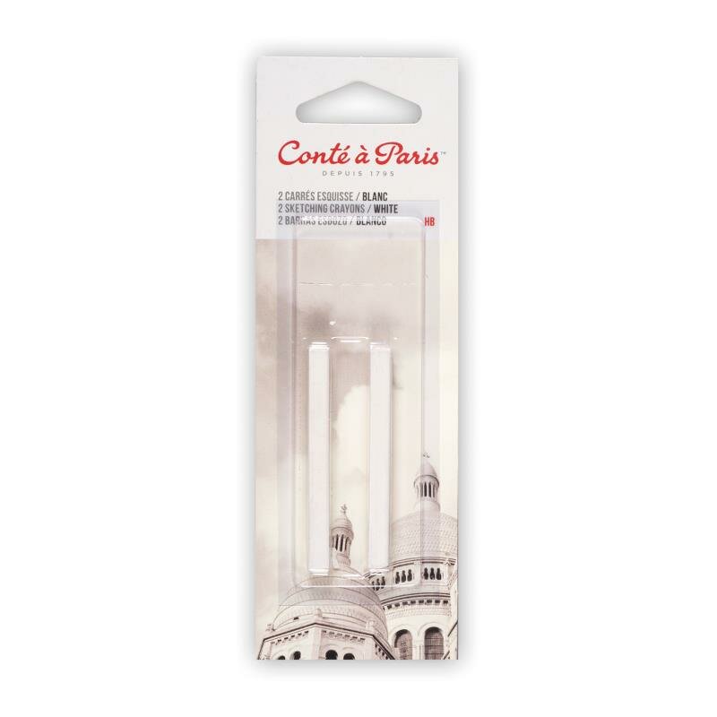 2 x Carr&eacute; Schetskrijt Cont&eacute; &agrave;&nbsp;Paris White HB