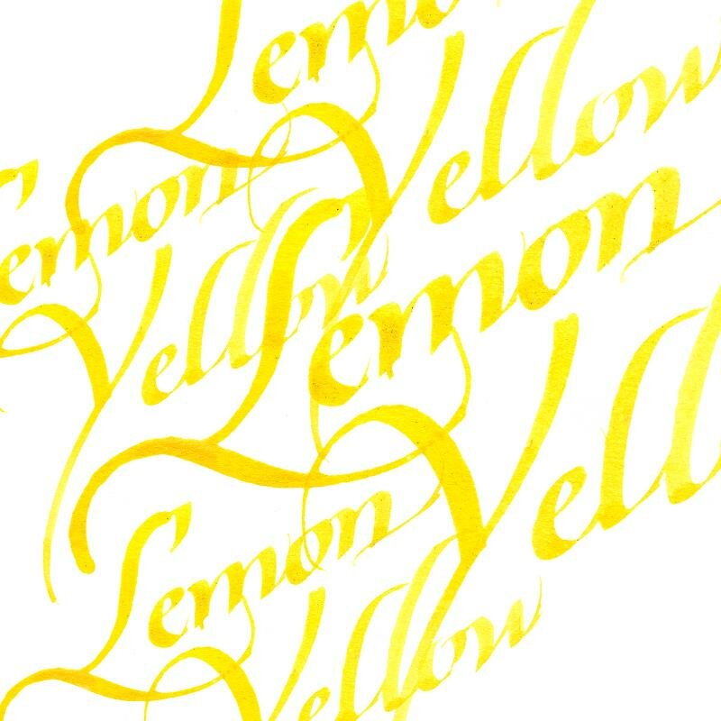 Lemon Yellow Calligraphy Ink van Winsor &amp; Newton 30 ML Kleur 345