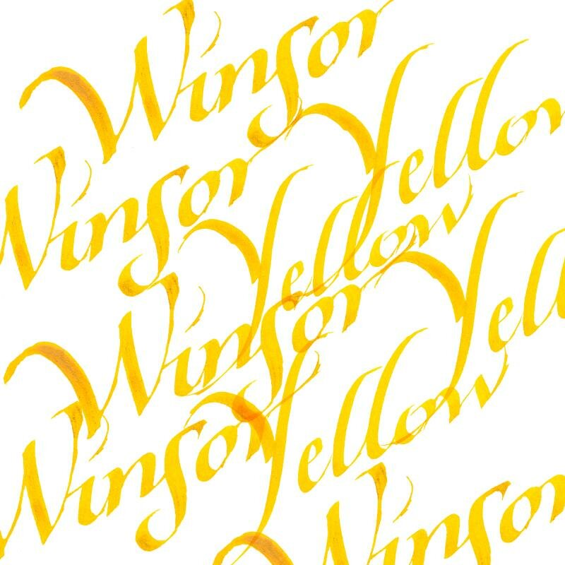 Winsor Yellow Calligraphy Ink van Winsor &amp; Newton 30 ML Kleur 730