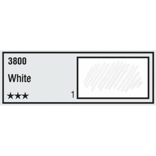 Polycolor 3800 Titanium White Koh-I-Noor Kleur 001