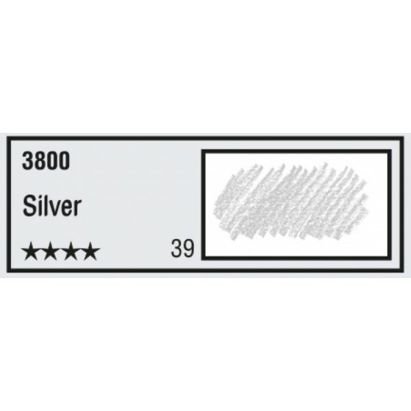 Polycolor 3800 Standard Silver Koh-I-Noor Kleur 039
