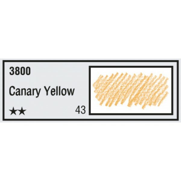 Polycolor 3800 Naples Yellow Light (Canary Yellow) Koh-I-Noor Kleur 043