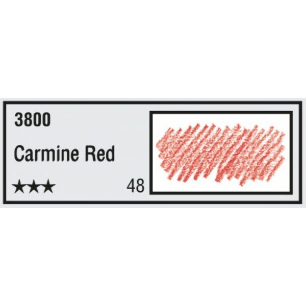 Polycolor 3800 Scarlet Red Dark (Carmine Red) Koh-I-Noor Kleur 048